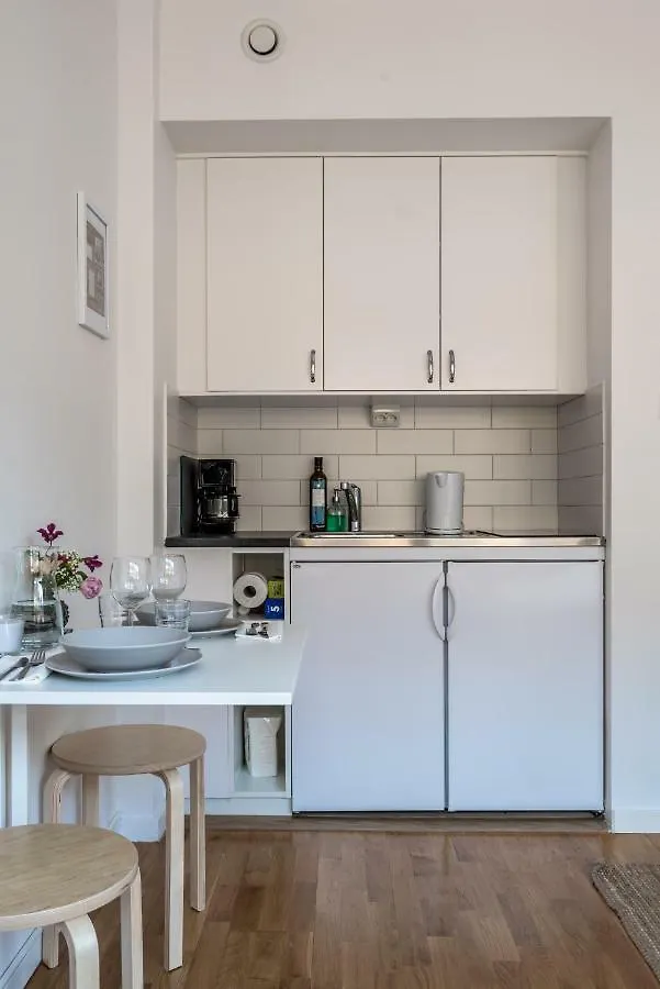 شقة ستوكهولم  في Comfortable Newly Renovated Studio At Kungsholmen 0*,  السويد